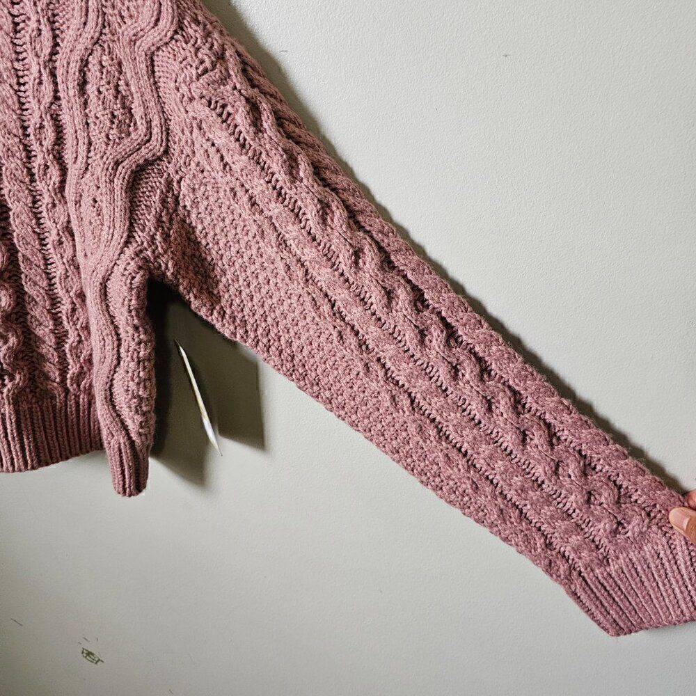 NWT RD STYLE PINK CHUNKY PULLOVER SWEATER COZY SIZE M - Picture 8 of 16